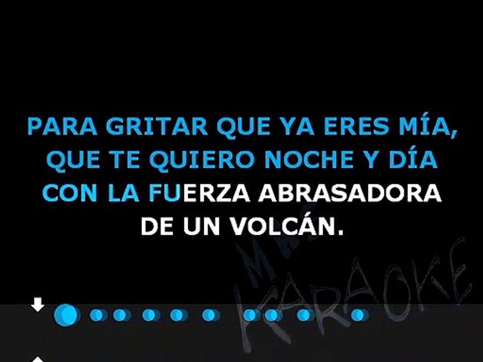 QUIERO SABERME TUYO - C&S (karaoke)