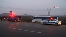 Ankara-Eskişehir yolunda otobüs kazası;3 yaralı