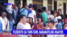 Plebisito sa Tawi-tawi, nananatiling maayos #HatolNgBayan2019