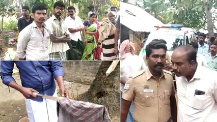 குடிகார மகனை கட்டையால் அடித்துக்கொன்ற தாய்- வீடியோ