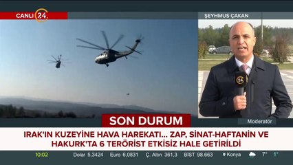 Irak'ın kuzeyine hava harekatı