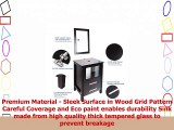 24Inch Modern Bathroom Vanity Lavatory Stand Cabinet Storage Wooden Black Espresso DIY