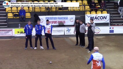 Demi-finales, sixième étape du Super  masculin, saison 2018-2019, Mâcon 2019