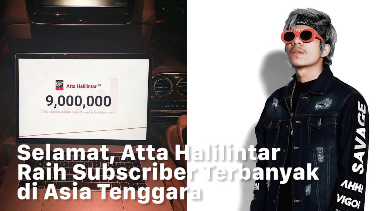 Wow! Atta Halilintar Jadi Youtuber dengan Subscriber Terbanyak