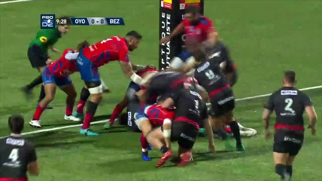Résumé Oyonnax / Béziers - 18ème journée ProD2