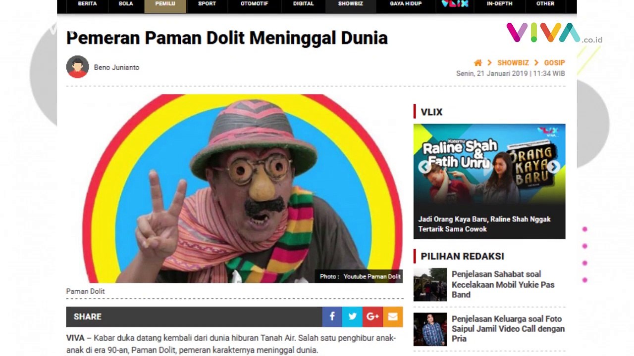 RIP Paman Dolit, Ridwan Kamil Vs Diky Chandra & Edy Out