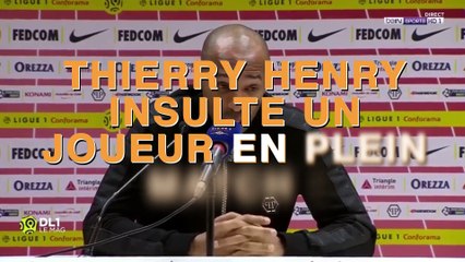 Thierry Henry invective un joueur en plein match !