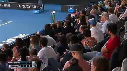 Un début piano, une victoire en costaud : Pouille a fini par renverser Coric