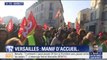 Près de 400 personnes manifestent à Versailles contre le sommet 