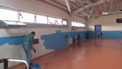 Denetimli Serbestlikten Yararlanan Hükümlüler Okulları Boyayacak