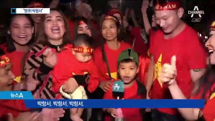 “아이 러브 박항서” “아이 러브 코리아”…축제의 베트남
