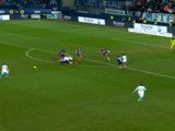 كرة قدم: الدوري الفرنسي: مورغان سانسون يهدي مرسيليا الأسبقيّة أمام كاين بفضل رأسيّة مُتقنة