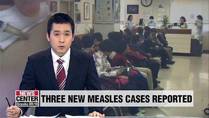 Three new measles cases bring total to 30 in S. Korea