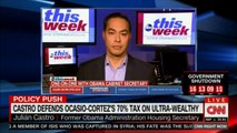Castro defends Ocasio-Cortez's 70% Tax on ultra-wealthy. #JulianCastro @AOC #CNN #News #CNNRightNow #BriannaKeilar