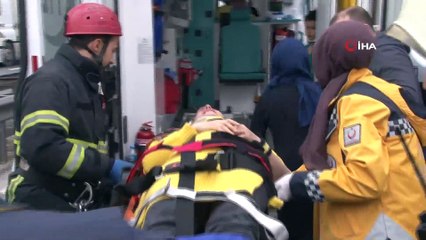 TEM Otoyolunda 3 araç birbirine girdi: 1’i çocuk 8 yaralı