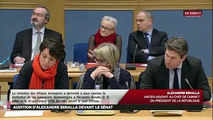 Video herunterladen: Audition au Sénat: Devant les sénateurs, Alexandre Benalla reconnaît avoir commis 