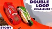 Hot Wheels Superheroes Race Challenge with Disney Pixar Cars 3 McQueen and Marvel Avengers 4 - A fun toy story race video for kids and preschool children