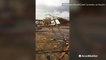 Town intersection devastated after tornado tears through