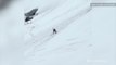 Skier makes hard landing, flips multiple times