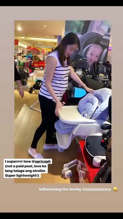 Marian shopping for baby boy