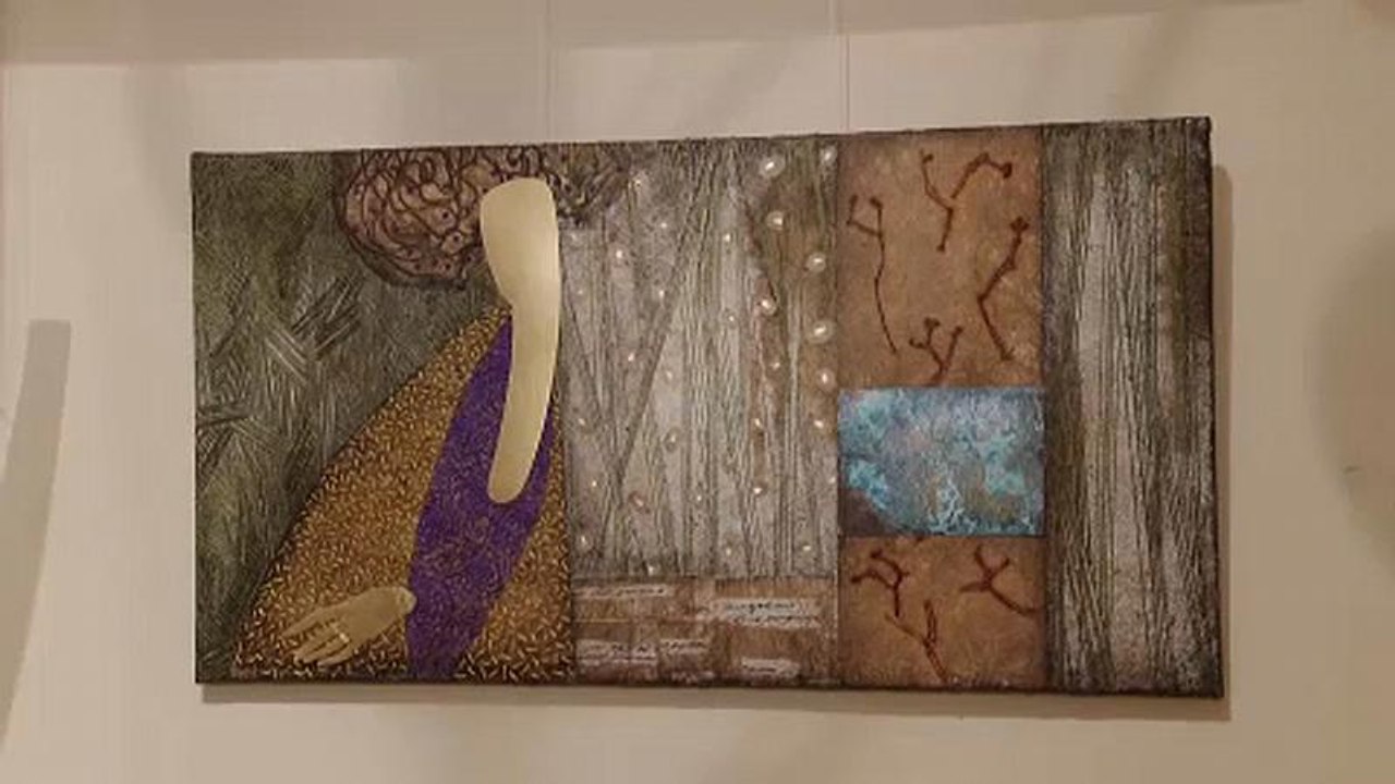Des tableaux en billets de banque