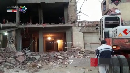 إزالة التعديات أمام تمثال أبو الهول