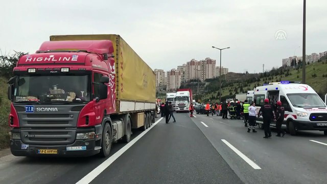 Anadolu Otoyolu'nda zincirleme trafik kazası (2) - KOCAELİ