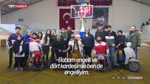 Basketbolcu Muhammed Furkan Uçaş, engeli aşka dönüştürdü