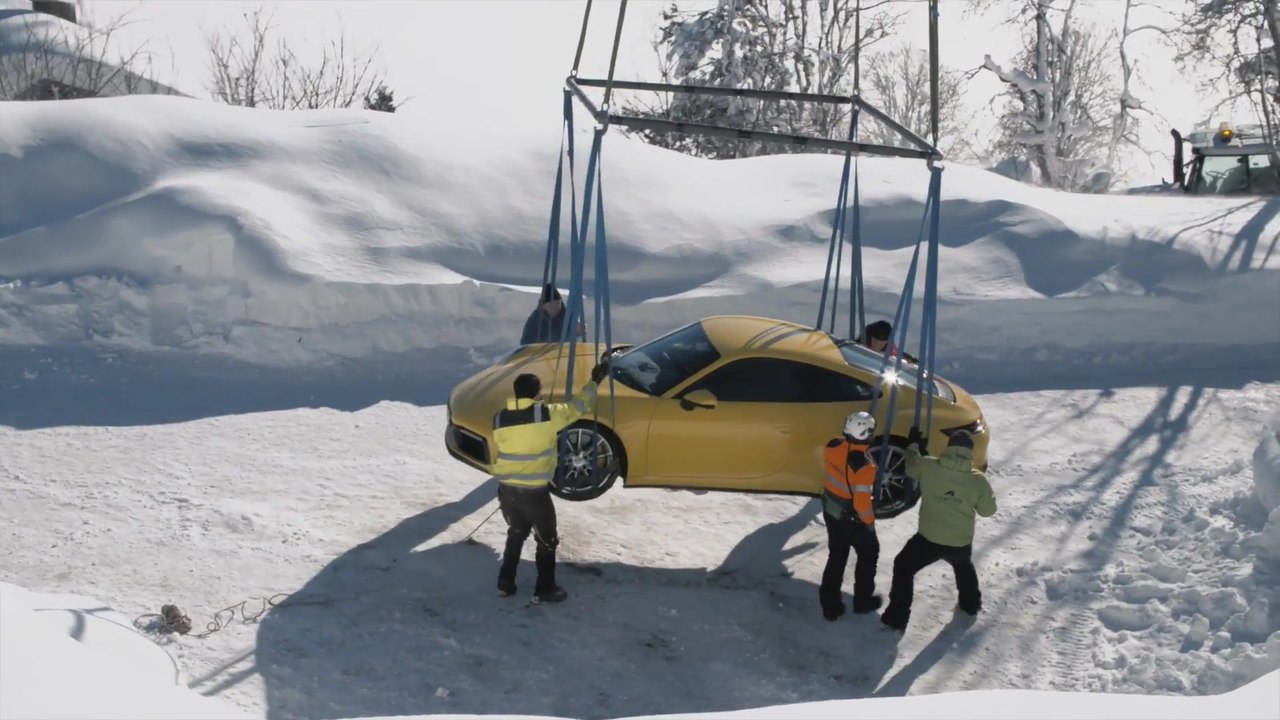 Großer Auftritt für den neuen Porsche Elfer in den Alpen