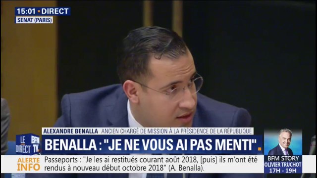 Alexandre Benalla: Ces passeports m'ont été délivrés normalement
