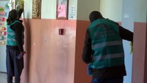 Denetimli serbestlik yükümlüleri okulların bakımını yapıyor- ŞANLIURFA/MARDİN/HAKKARİ