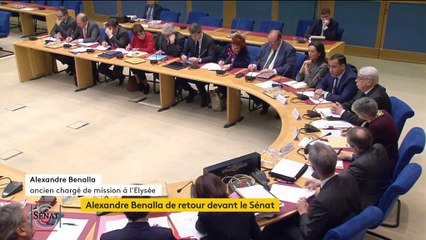 "Je ne vous ai pas menti", affirme Alexandre Benalla devant la commission d'enquête du Sénat