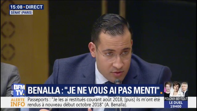 Passeports: Alexandre Benalla admet C'est une connerie de ma part de les avoir utilisés