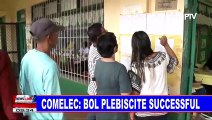 COMELEC: BOL plebiscite successful