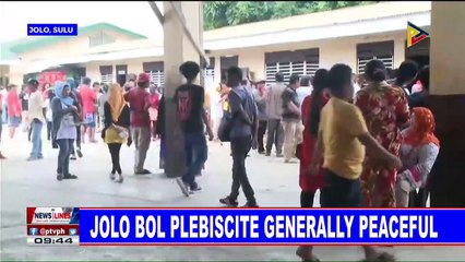 Jolo BOL plebiscite generally peaceful
