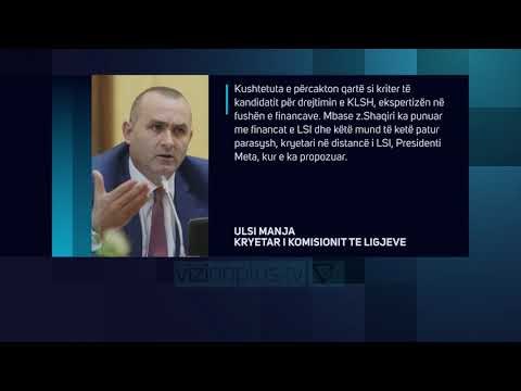 Mazhoranca rrëzon Metën: Bahri Shaqiri jo për KLSH - News, Lajme - Vizion Plus