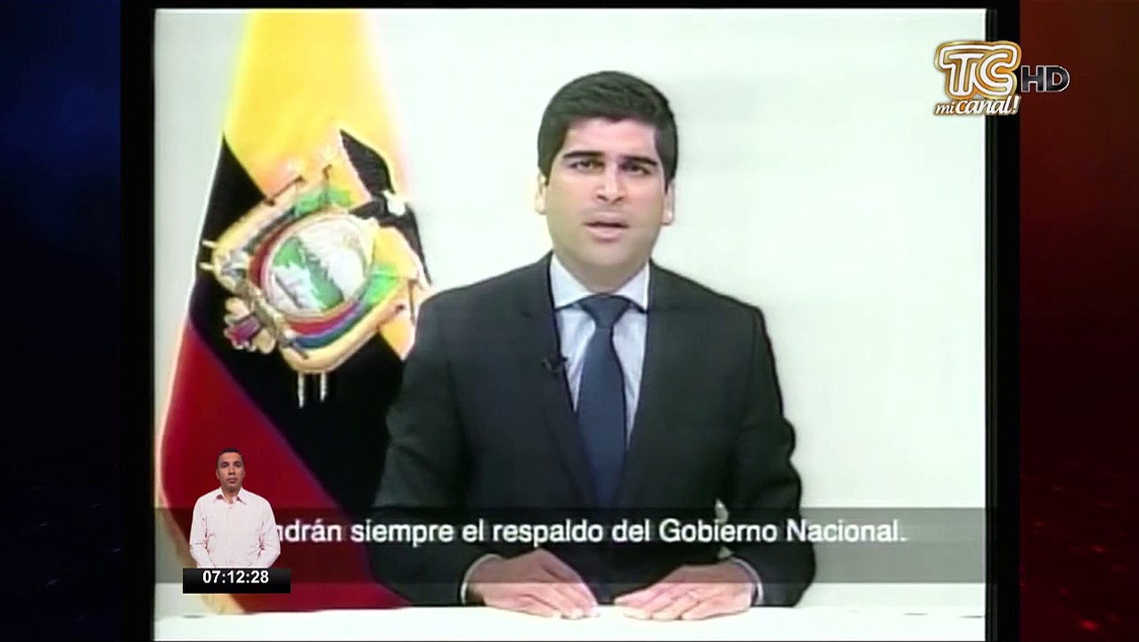 Vicepresidente Otto Sonnenholzner llamó anunció acciones para reforzar la seguridad