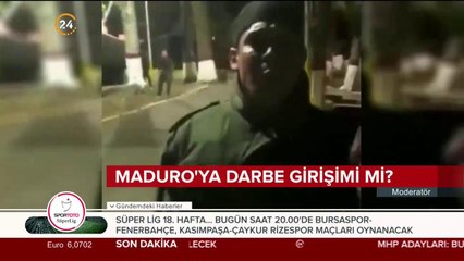 Maduro'ya darbe girişimi mi?