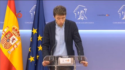 Errejón deja su escaño en el Congreso de los Diputados