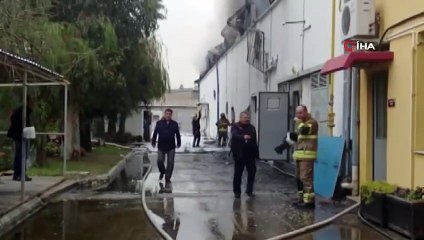 Çiğli'deki Korkutan Fabrika Yangını Kontrol Altında