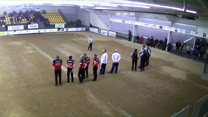 Présentation des finalistes, sixième étape du Super  masculin, saison 2018-2019, Mâcon 2019