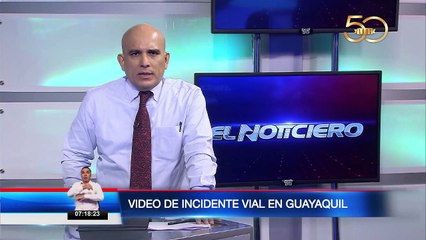 Video captó incidente vial en Guayaquil