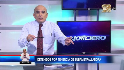 Detenidos por tenencia de subametralladora