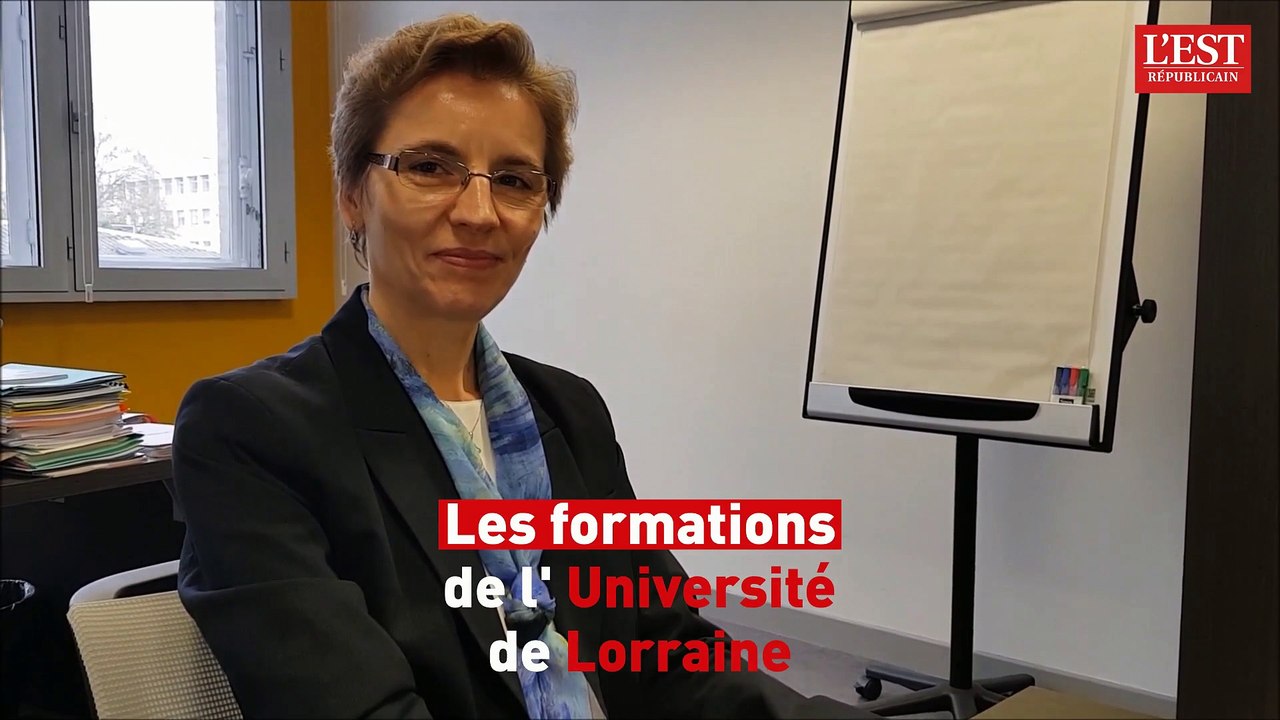 Sabine Chaupain-Guillot, vice-présidente du conseil de la formation présente les formations de l'université de Lorraine