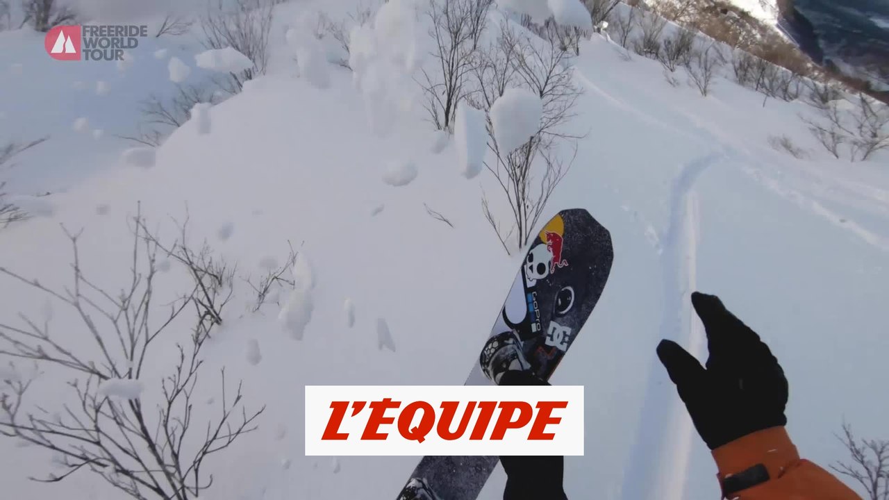 Le run vainqueur de Travic Rice à Hakuba en caméra embarquée - Adrénaline - Snowboard freeride