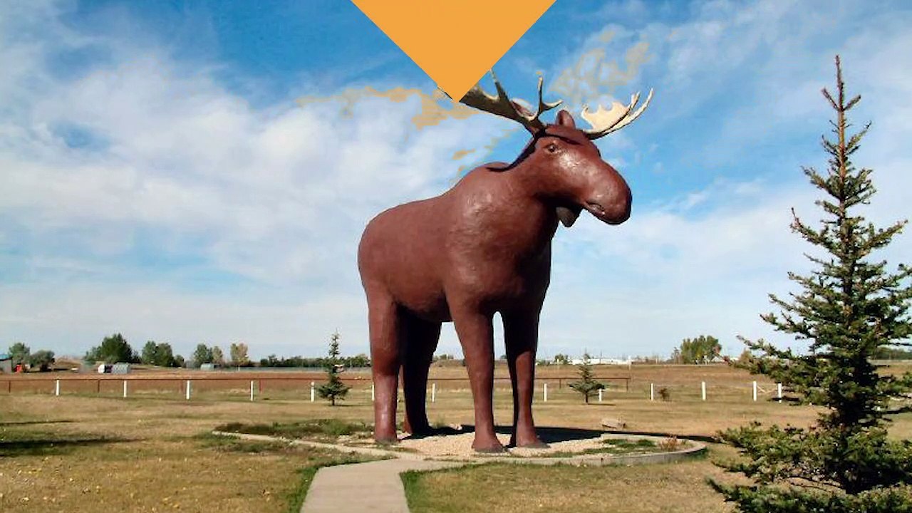 La guerre des élans ! Le Canada et la Norvège se disputent le titre de plus grande statue d'élan !