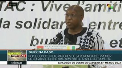 Renuncian premier de Burkina Faso y otros miembros del gabinete