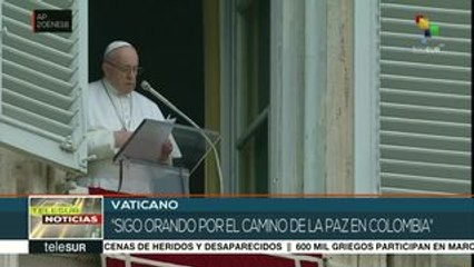 Envía Papa Francisco mensaje solidario a víctimas de atentado en Col.
