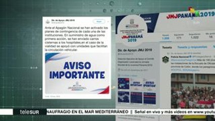Ante apagón el gobierno de Panamá aplica plan de contingencia