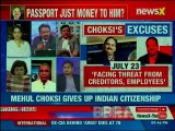 Mehul Choksi surrenders his Indian passport, is he out of reach to Govt.? Nation At 9